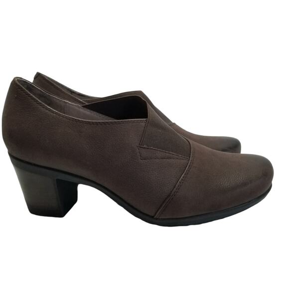 Abeo Shoes Brown Slip On Comfort Shoe Bio System Portola Size 8.5 N - Picture 6 of 12